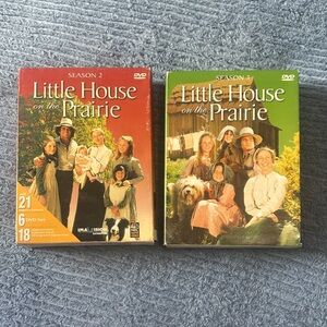 Little House on the Prairie DVD Seasons 2 & 3 - Red & Green Covers